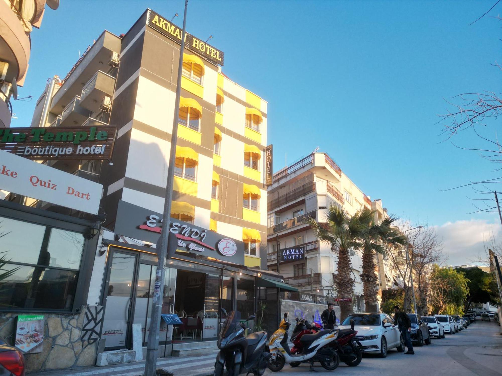 Akman City Hotel คูซาดาซี ภายนอก รูปภาพ